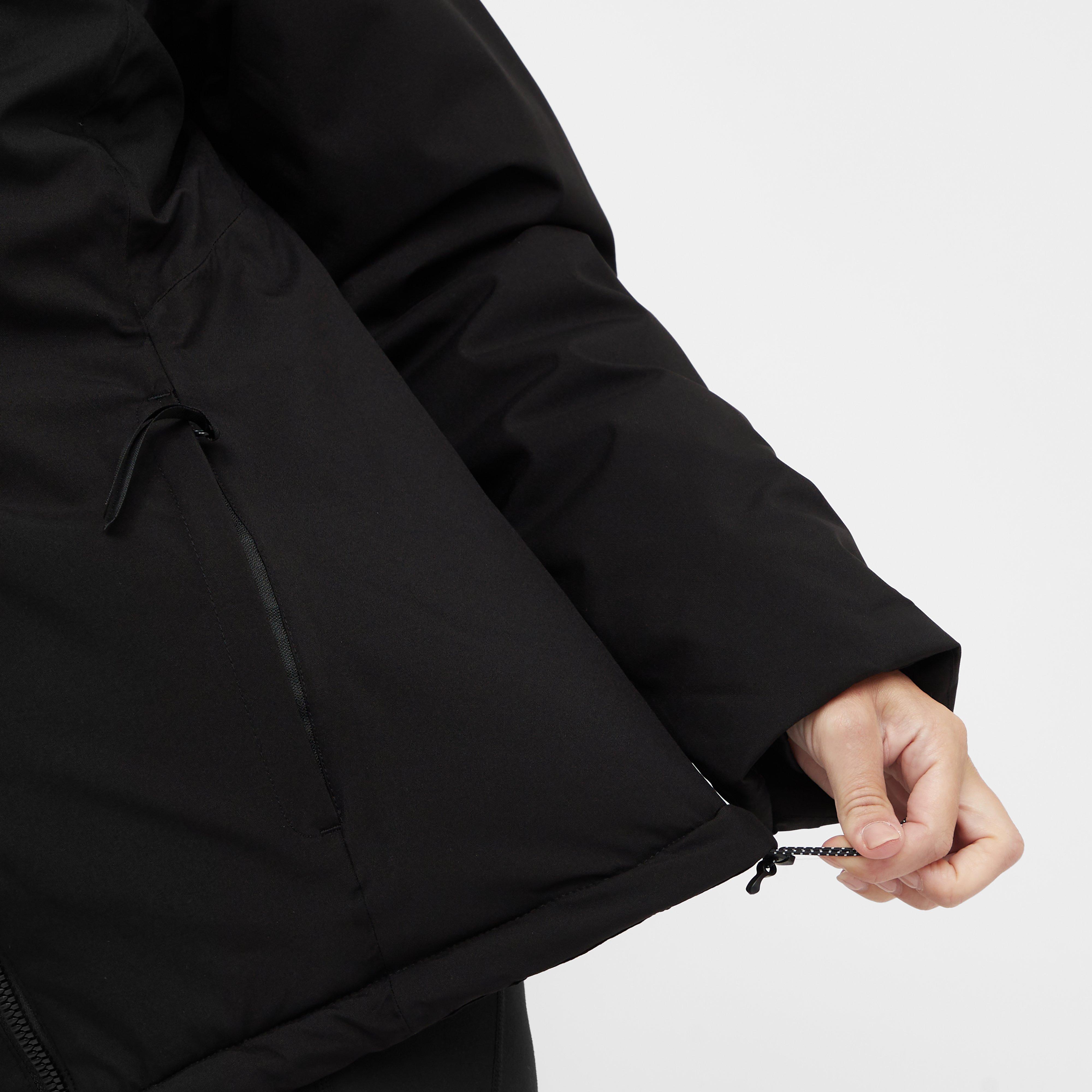 Womens Reeah Waterproof Insulated Jacket Black Warm Taupe