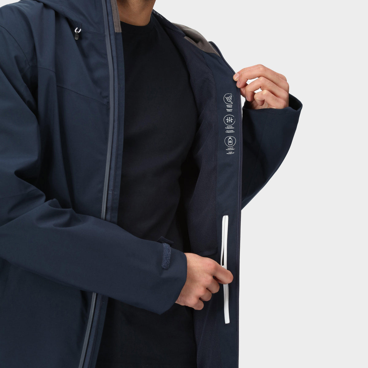 Mens Niviston Waterproof Jacket Navy