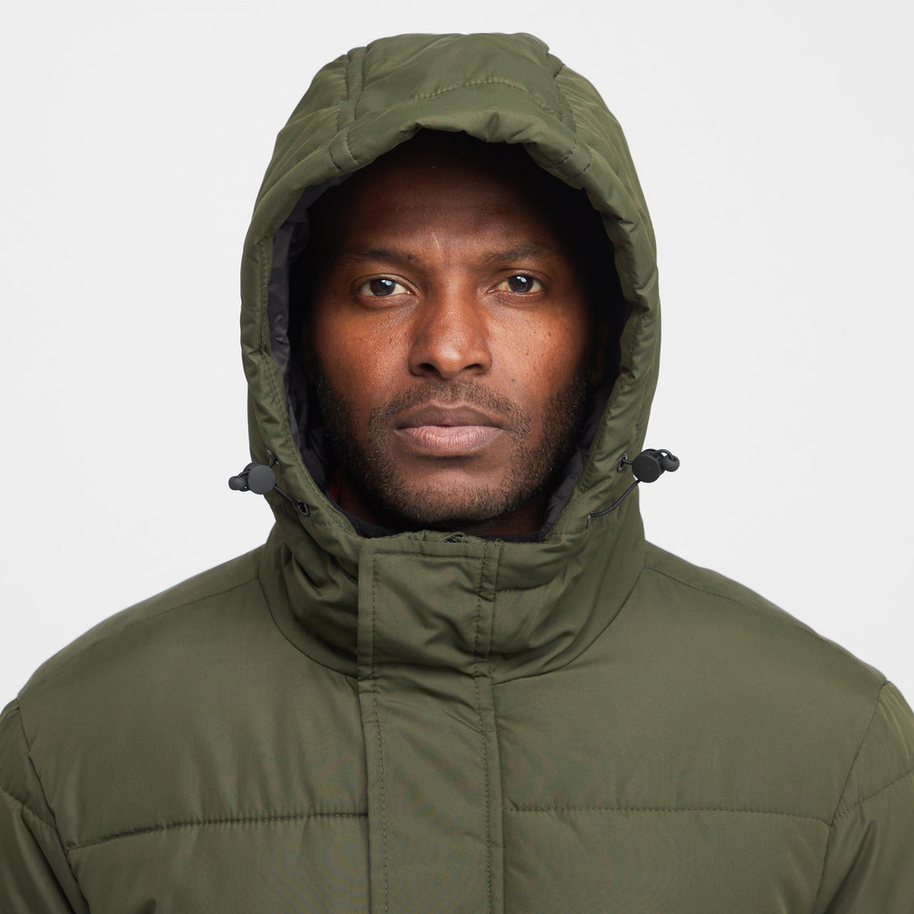 Mens Falkner Baffles Jacket Dark Khaki