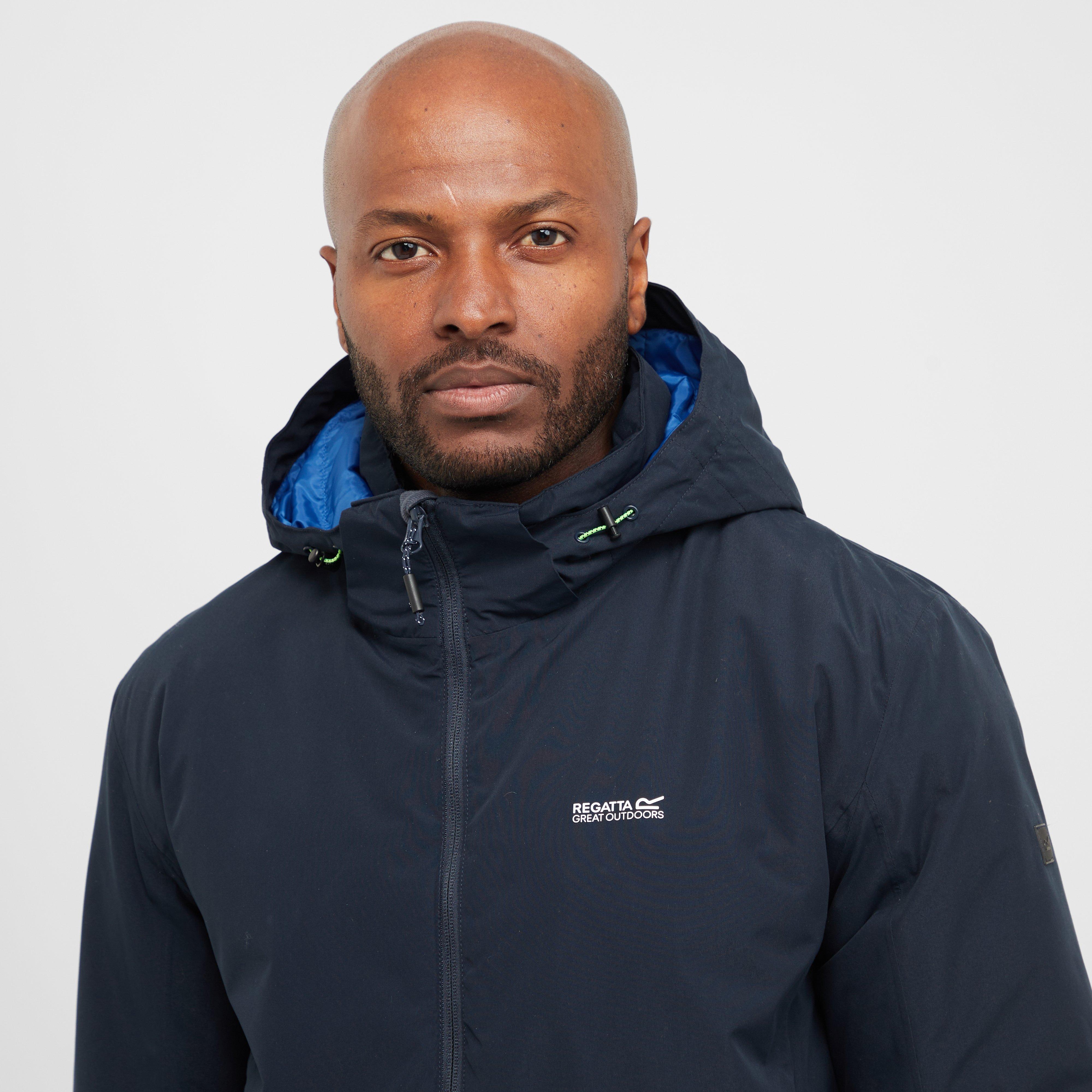 Mens Frelton Waterproof Insulated Jacket Navy Olympian Blue