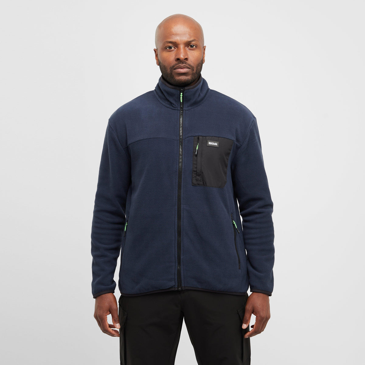 Mens Frankie Full Zip Fleece Navy