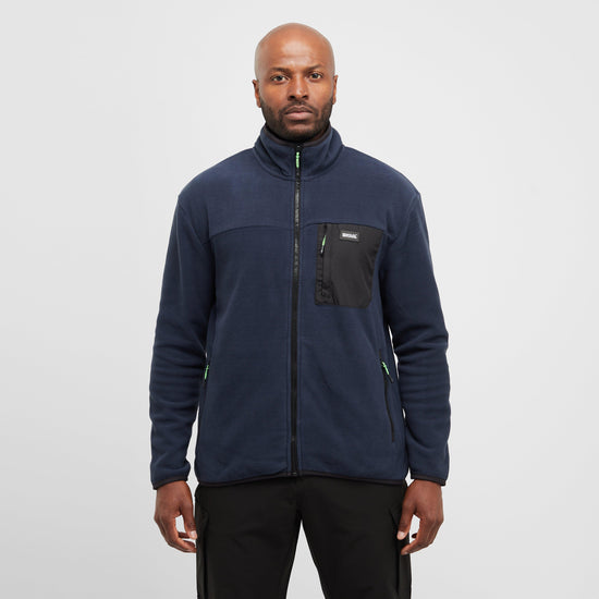 Mens Frankie Full Zip Fleece Navy