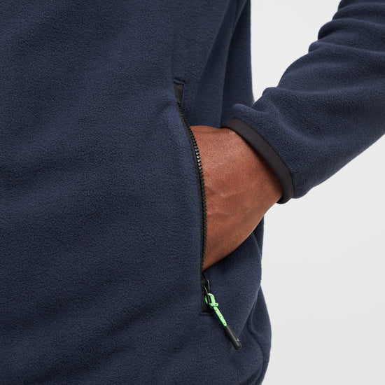 Mens Frankie Full Zip Fleece Navy