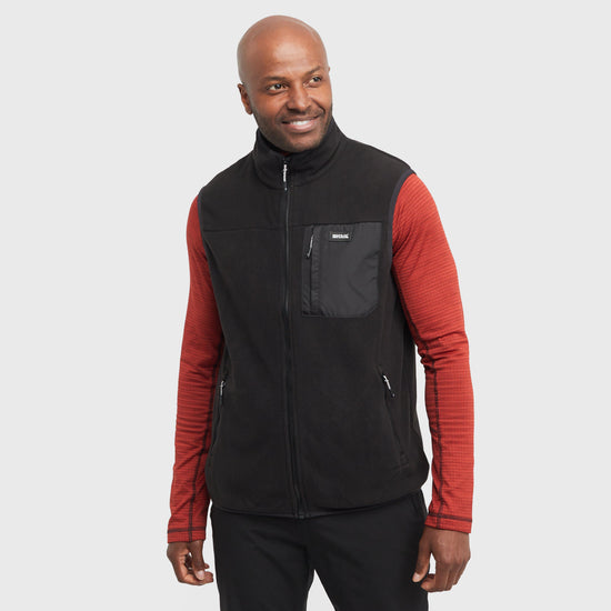 Mens Frankie Fleece Bodywarmer Black