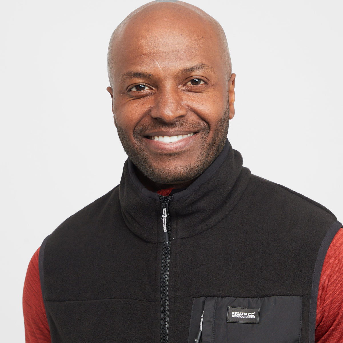 Mens Frankie Fleece Bodywarmer Black