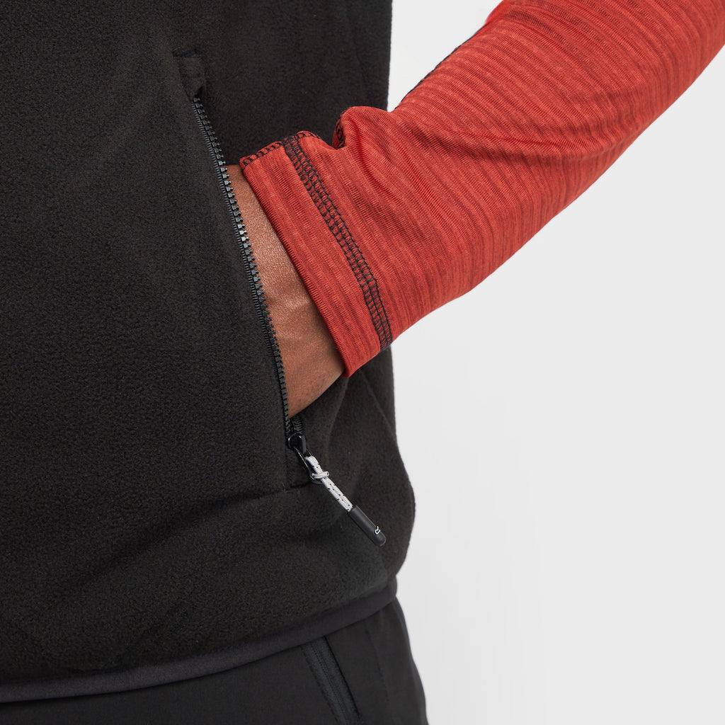 Mens Frankie Fleece Bodywarmer Black