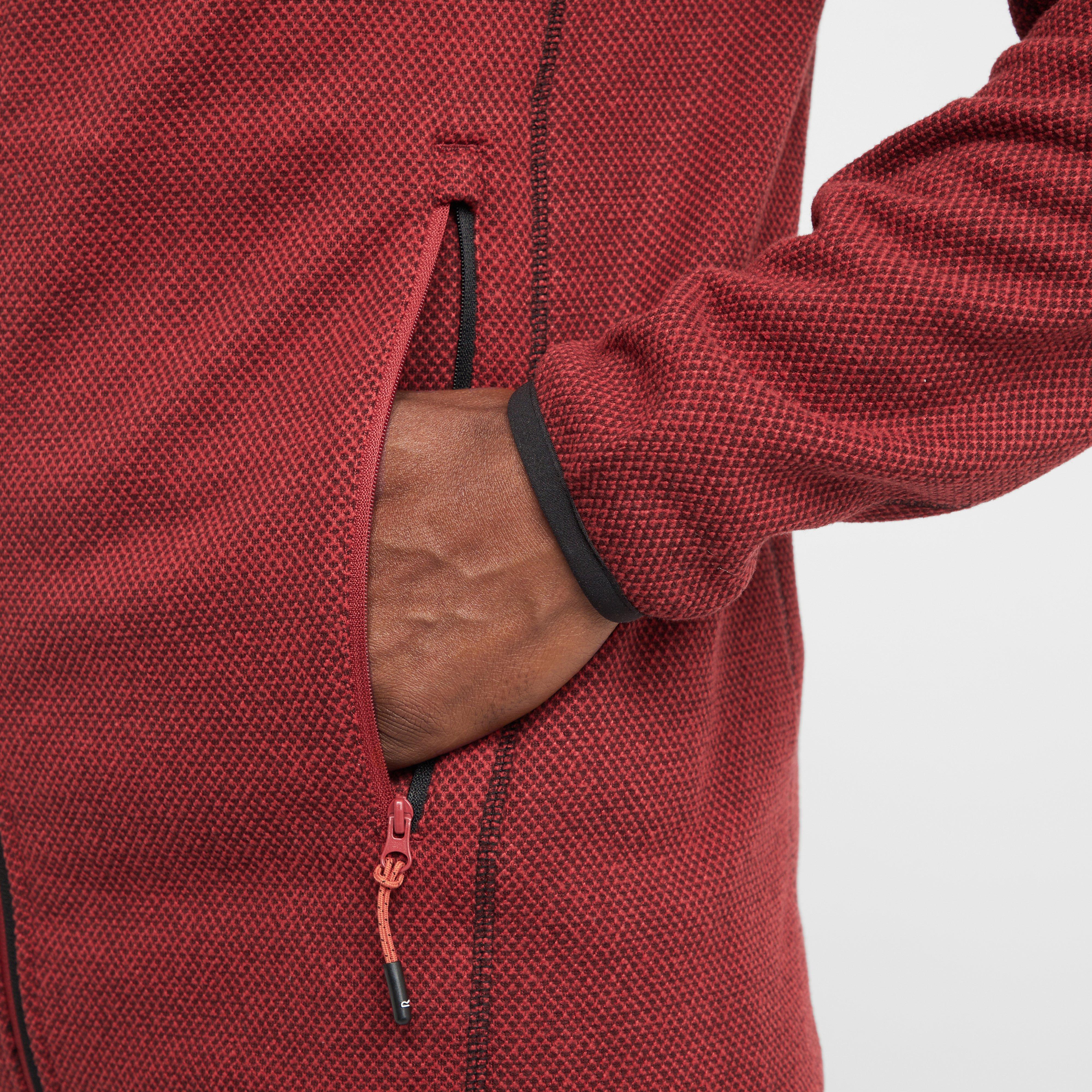 Mens Torrens Full Zip Midweight Fleece Red Ochre