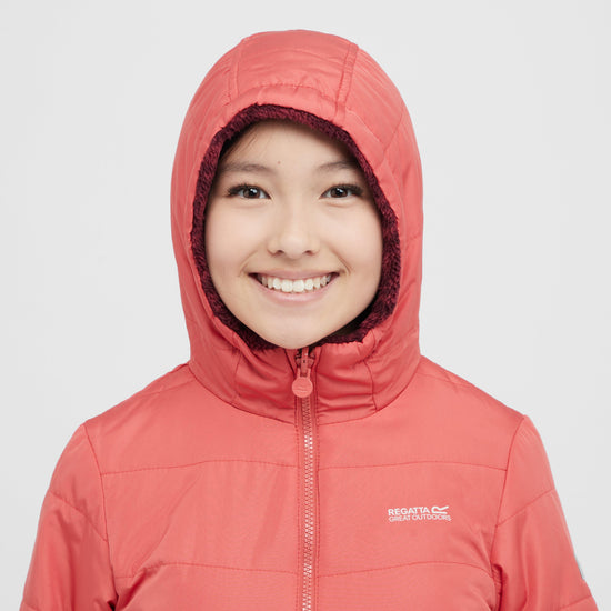 Kids Kyrell Reversible Jacket Mineral Red Burgundy Zebra