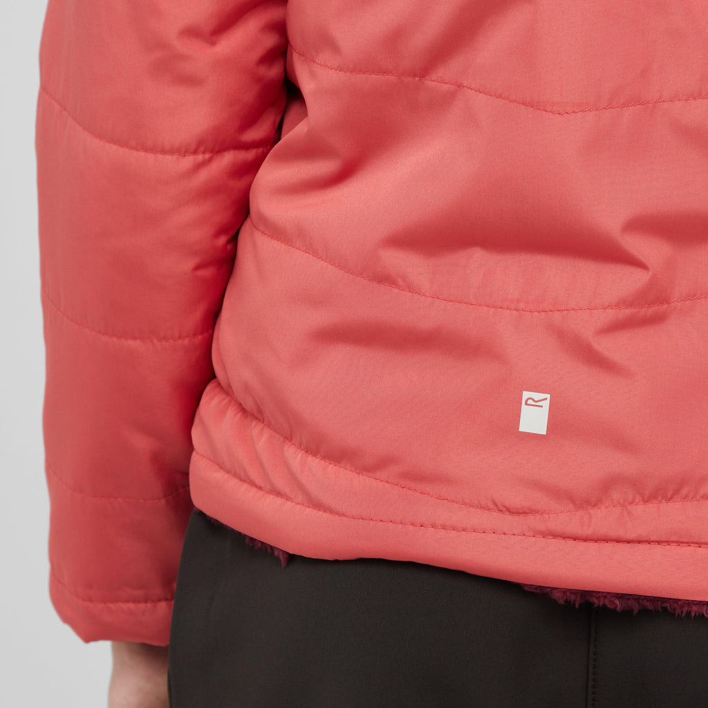 Kids Kyrell Reversible Jacket Mineral Red Burgundy Zebra