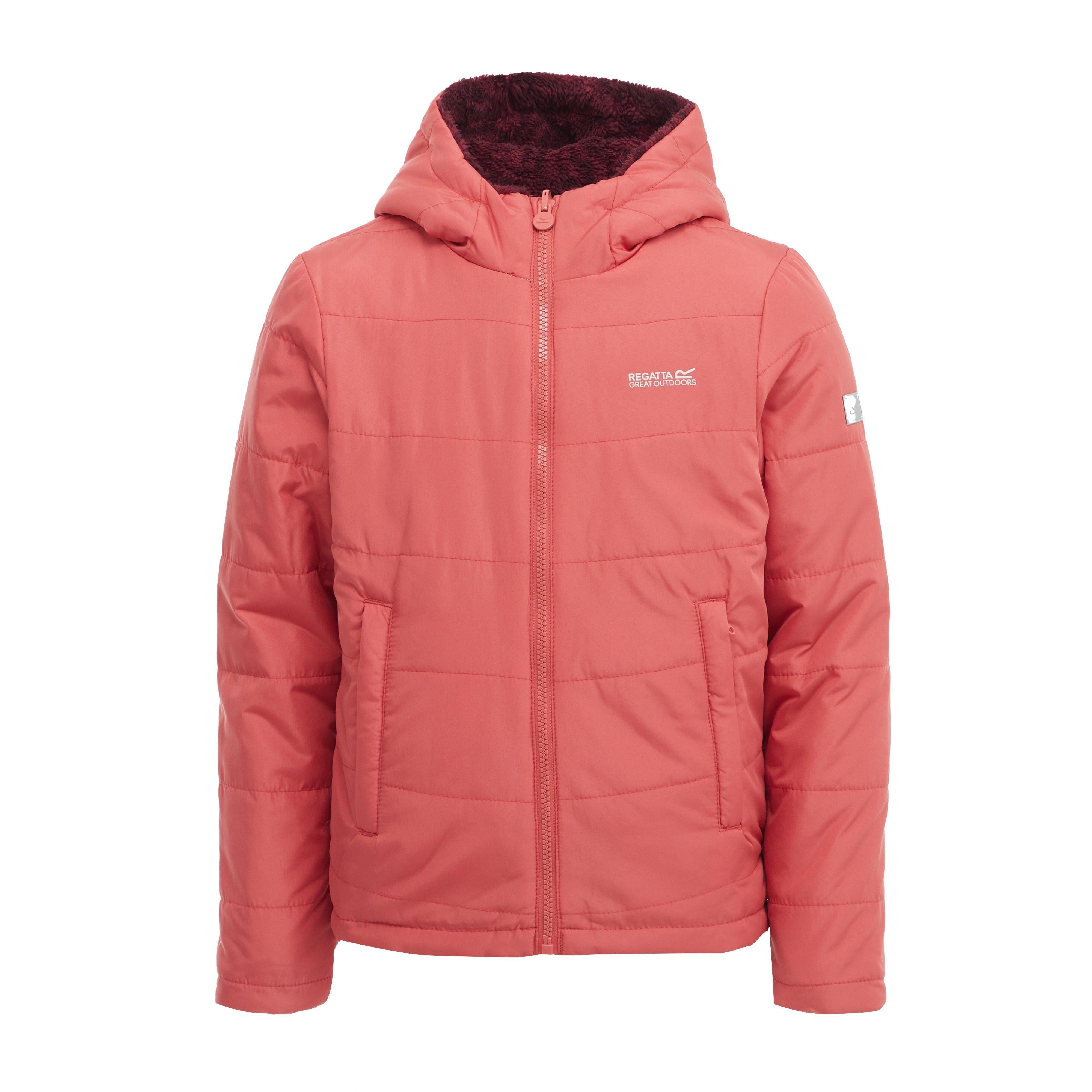 Kids Kyrell Reversible Jacket Mineral Red Burgundy Zebra