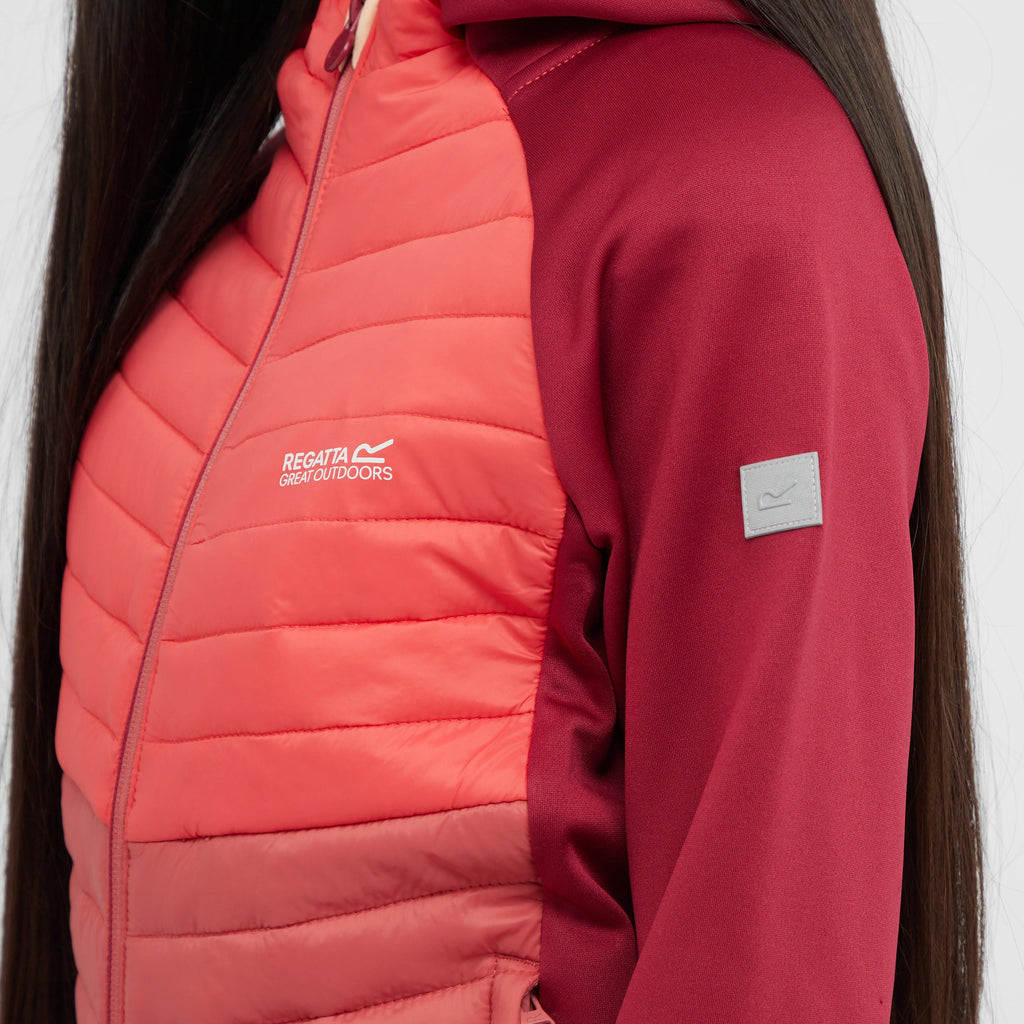Kids Kielder Hybrid VIII Jacket Rumba Red Sky