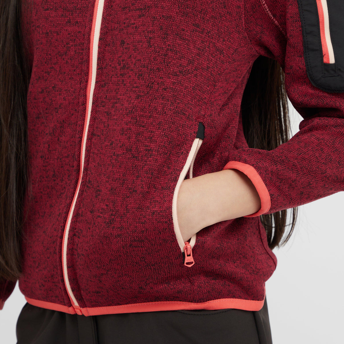 Kids Newhill Fleece Rumba Red Sky