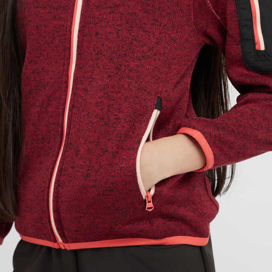 Kids Newhill Fleece Rumba Red Sky