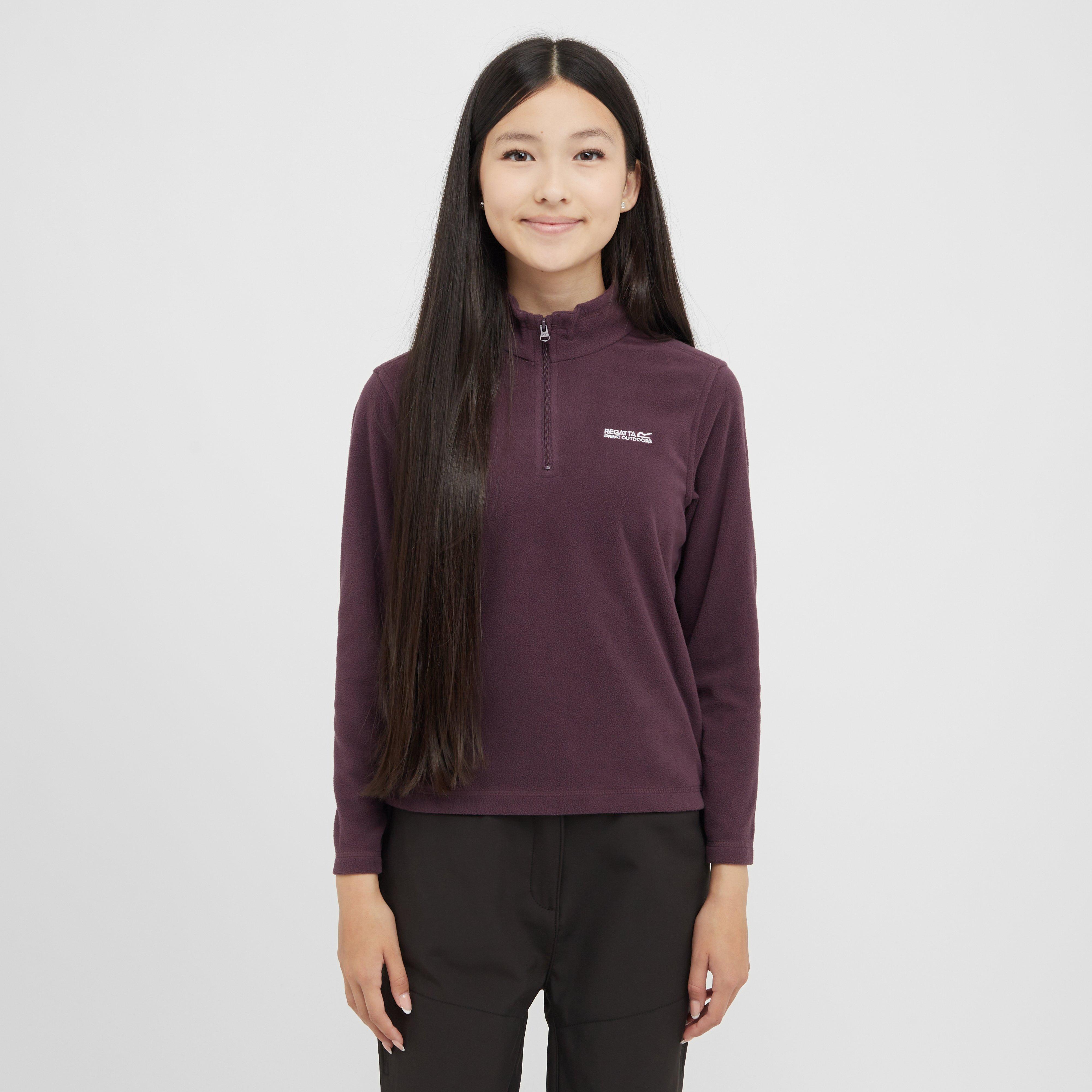 Kids Hot Shot II Half Zip Fleece Deep Plum