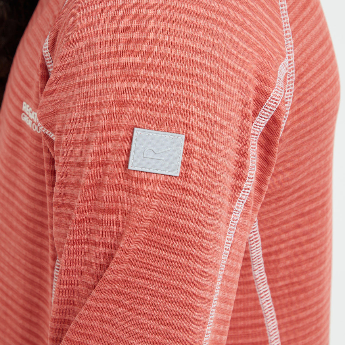 Kids Berley Half Zip Top Mineral Red