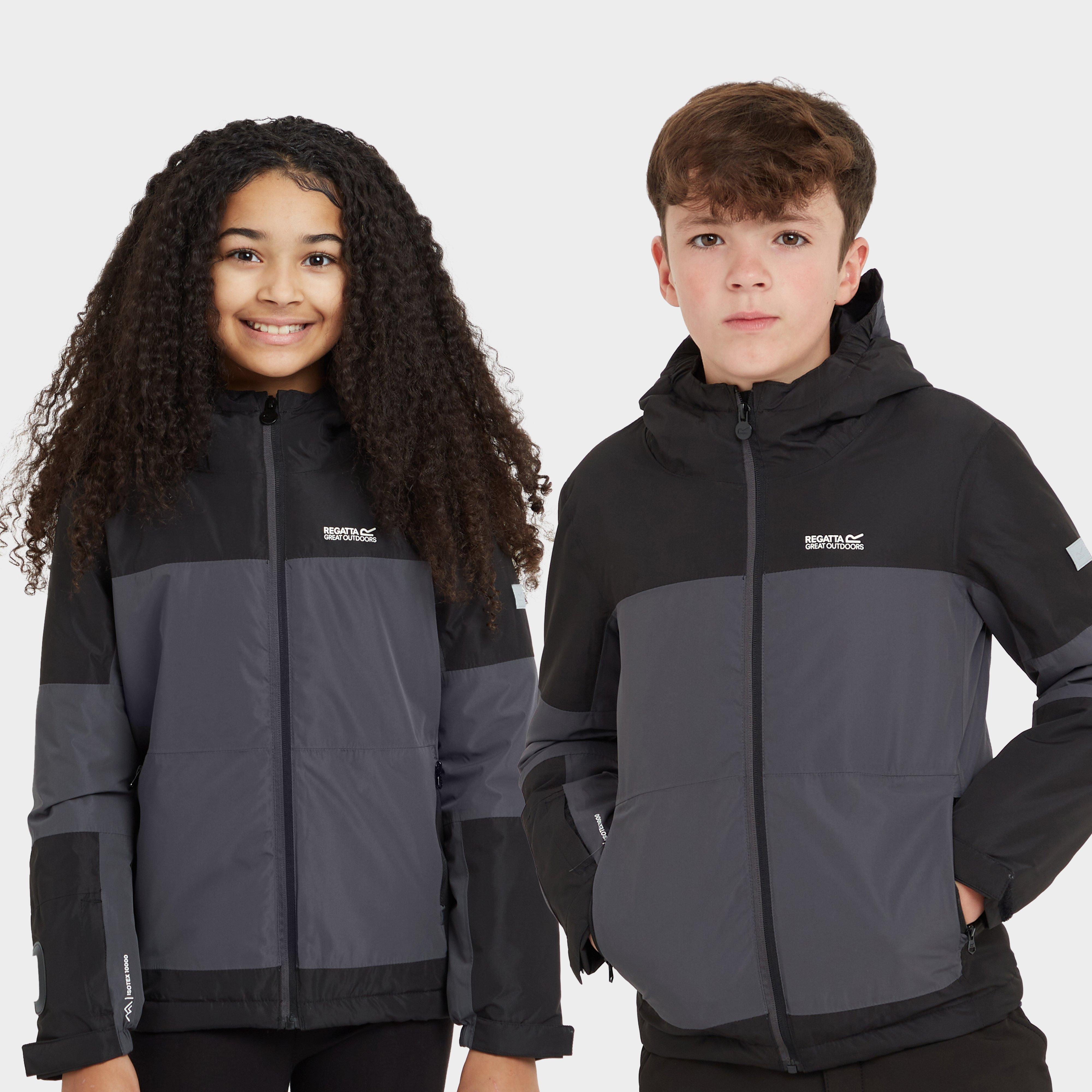 Kids Beamz IV Waterproof Jacket Seal Grey Black