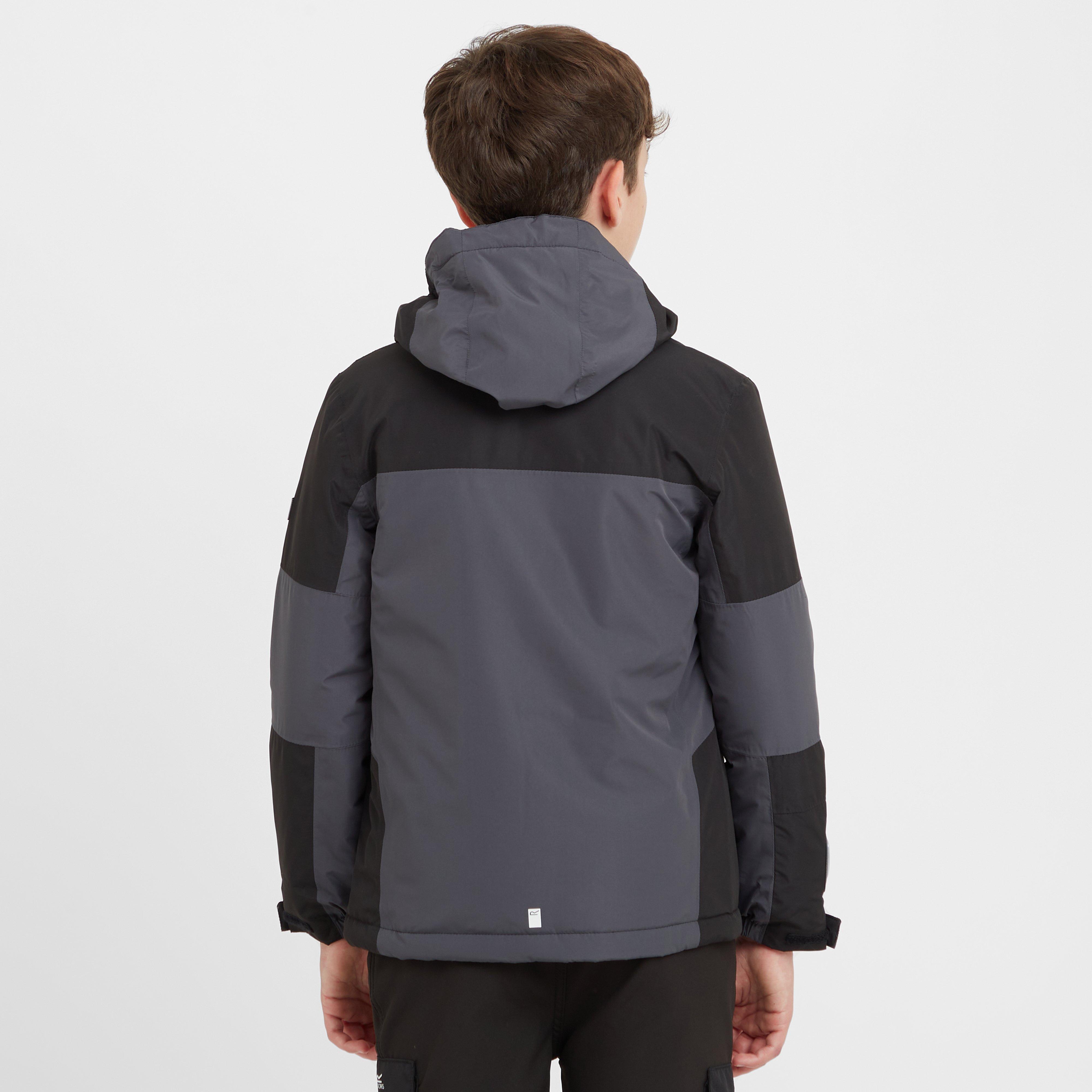 Kids Beamz IV Waterproof Jacket Seal Grey Black