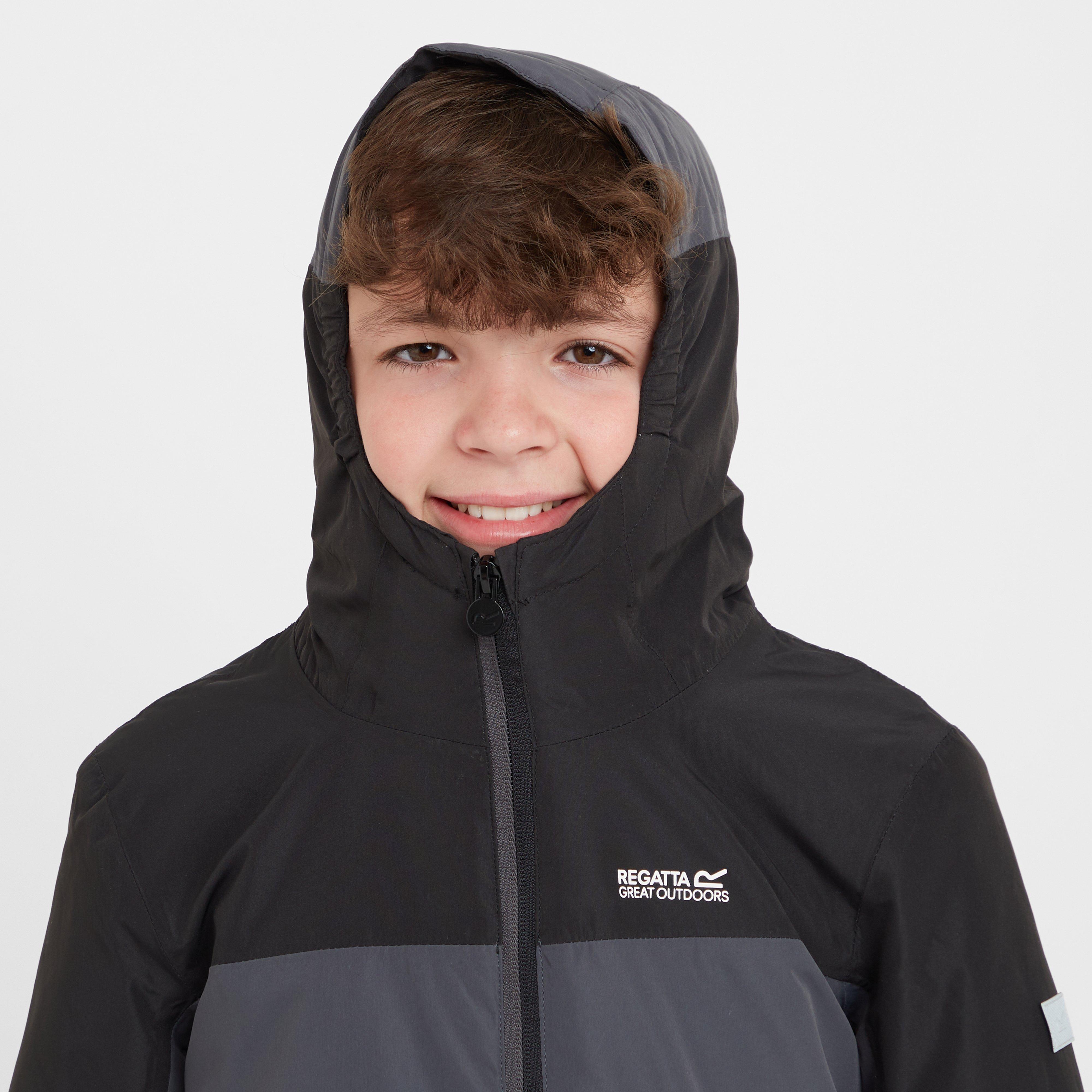 Kids Beamz IV Waterproof Jacket Seal Grey Black