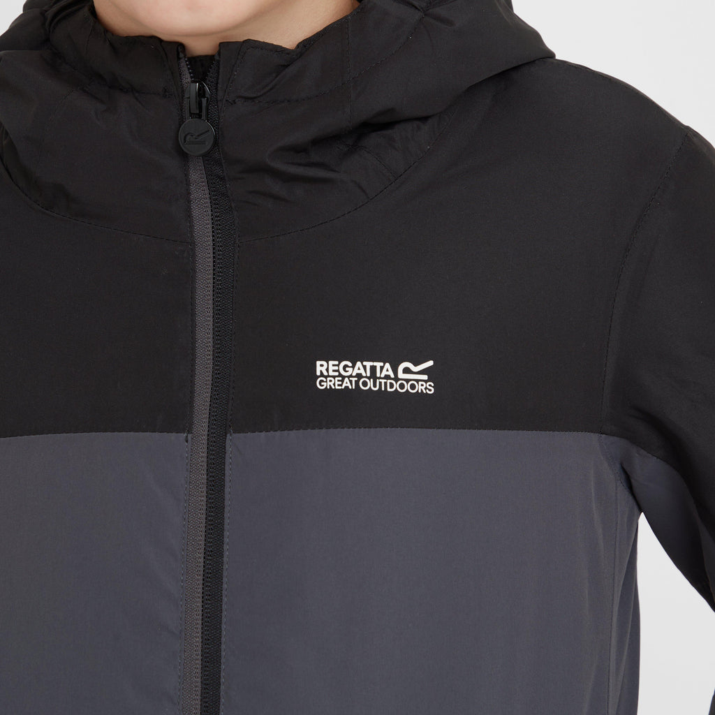 Kids Beamz IV Waterproof Jacket Seal Grey Black