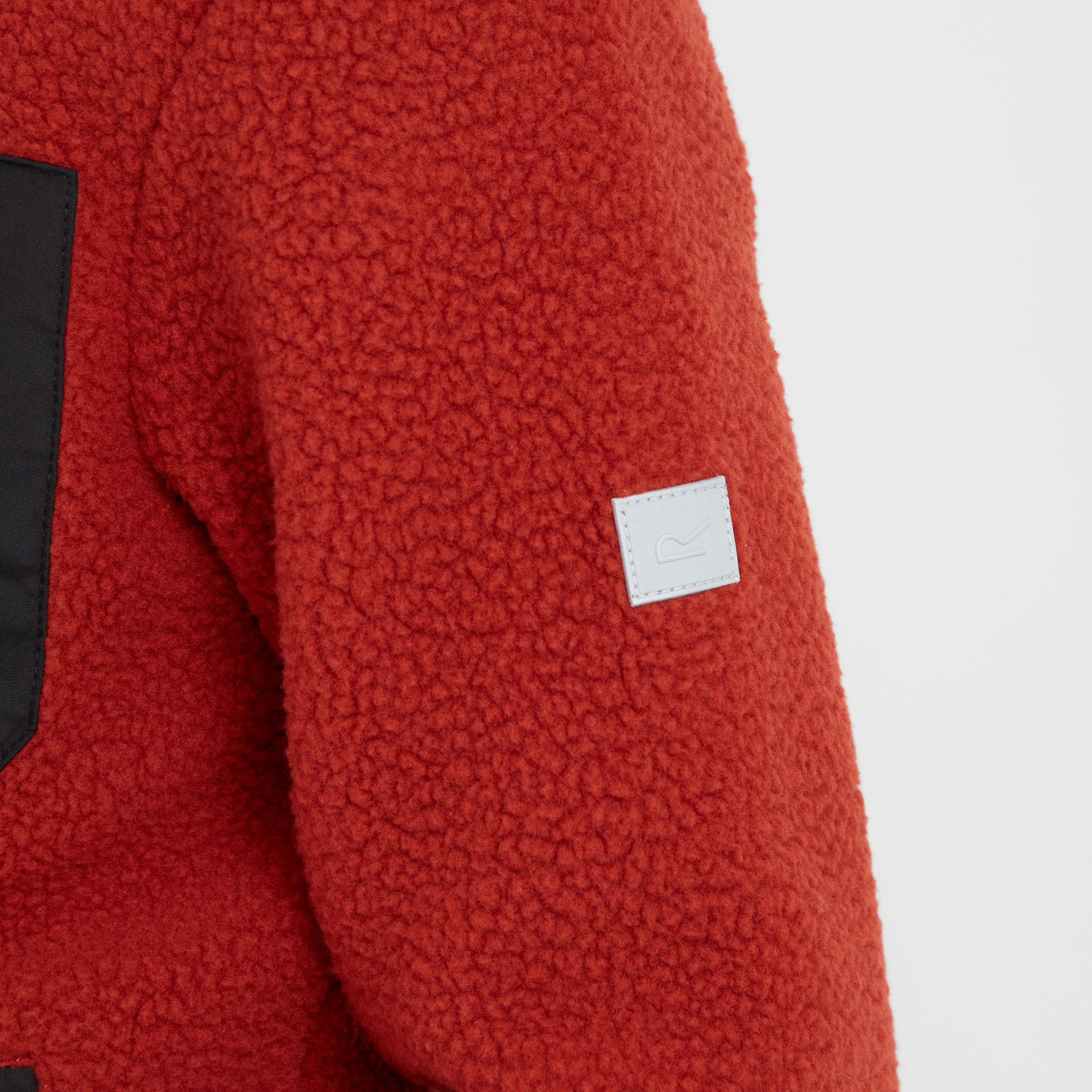 Kids Frankie Full Zip Fleece Red Ochre