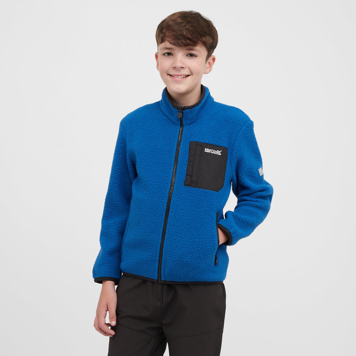 Kids Frankie Full Zip Fleece Olympian Blue