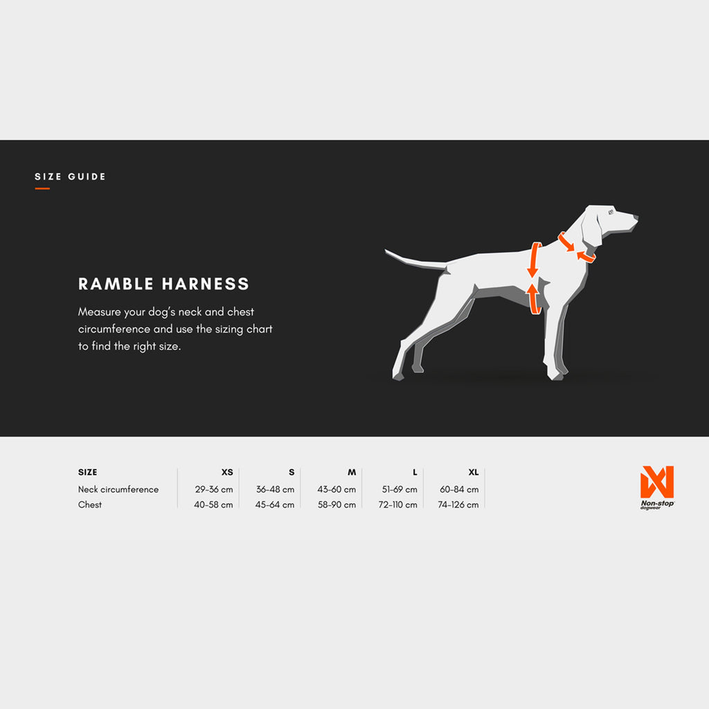 Ramble Harness Black/Orange