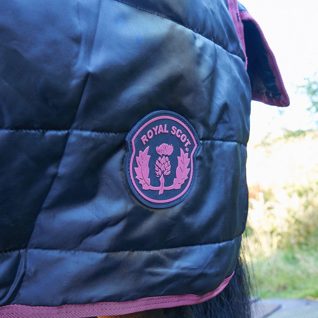 Original 100g Combo Neck Stable Rug Black/Wine