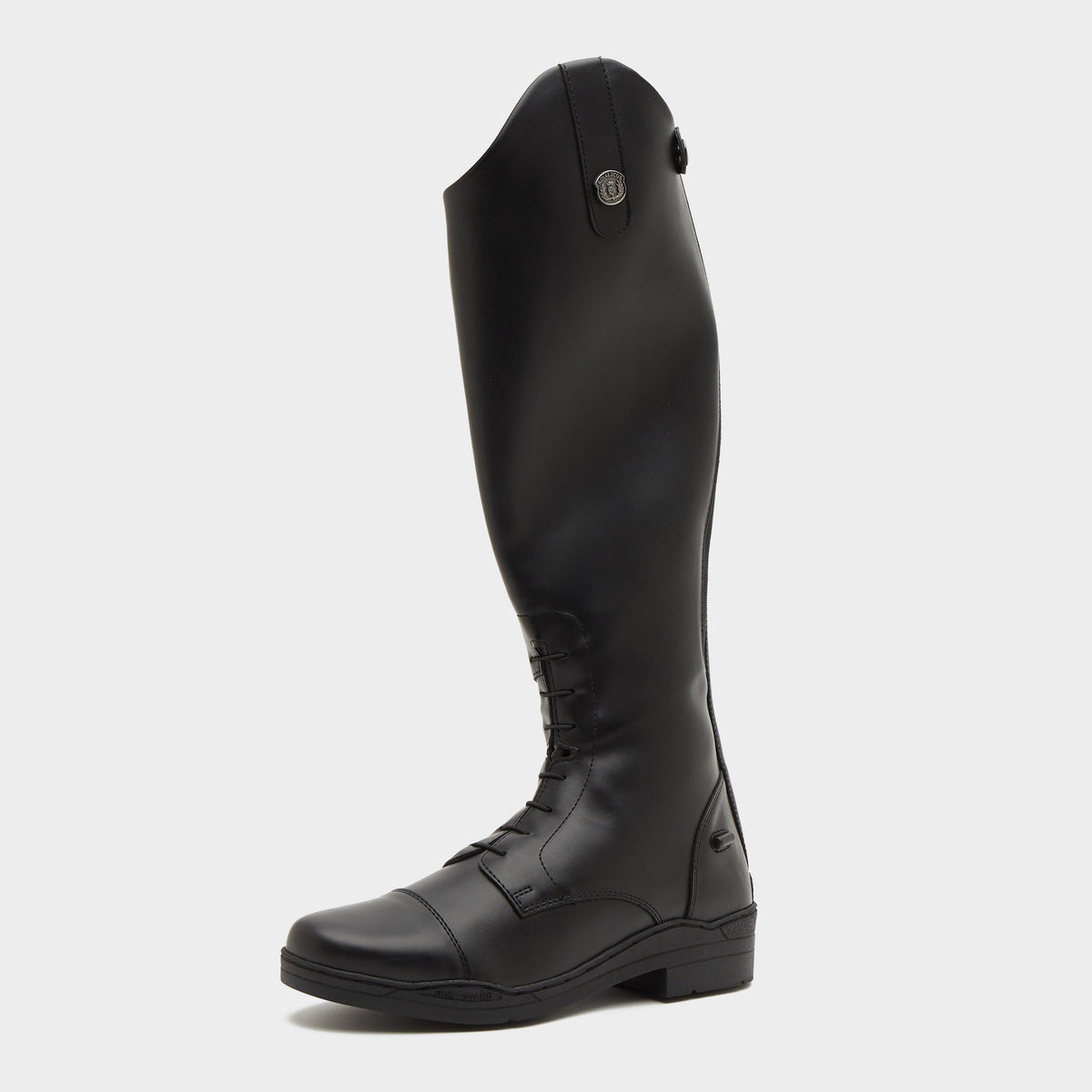 Mens Annan Long Riding Boots Black
