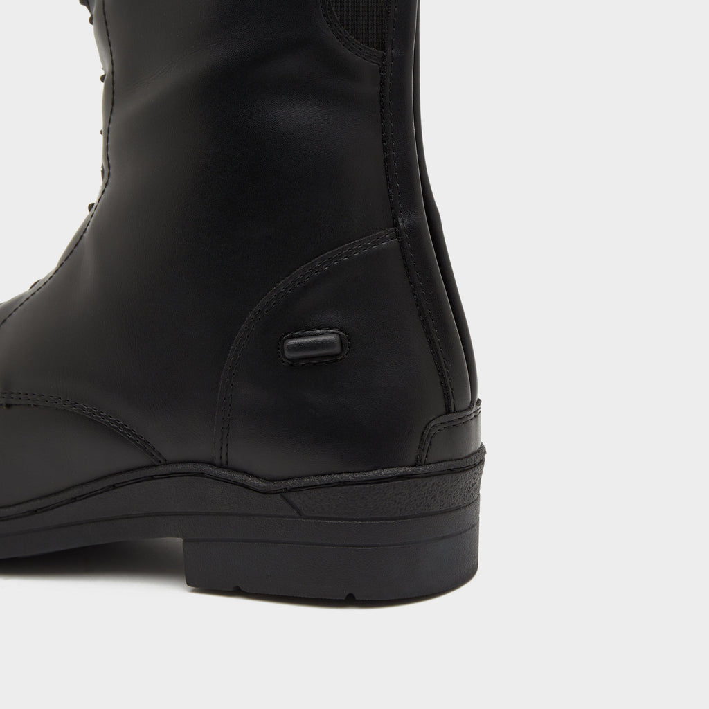 Mens Annan Long Riding Boots Black