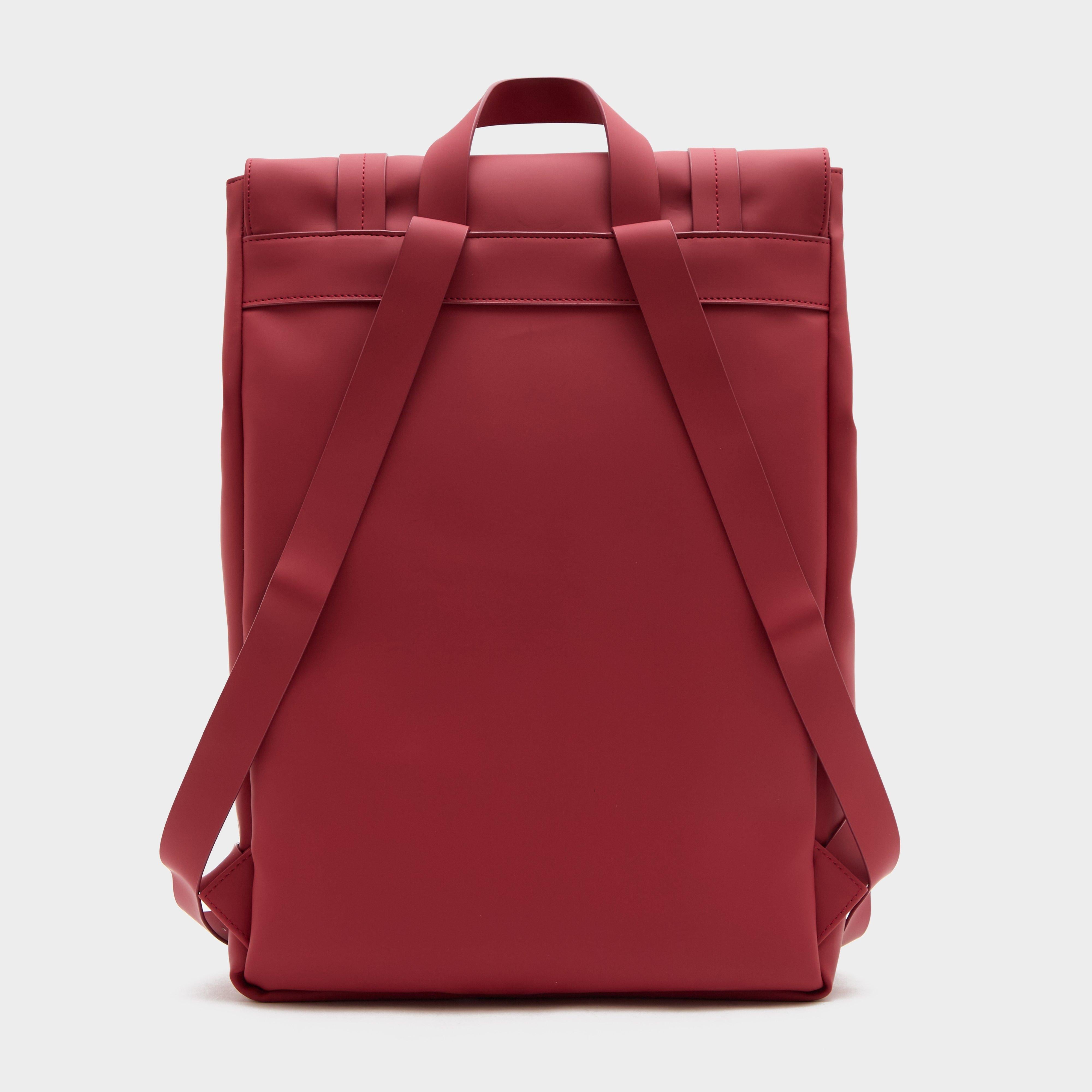Original Rubberised Large Backpack Military Red