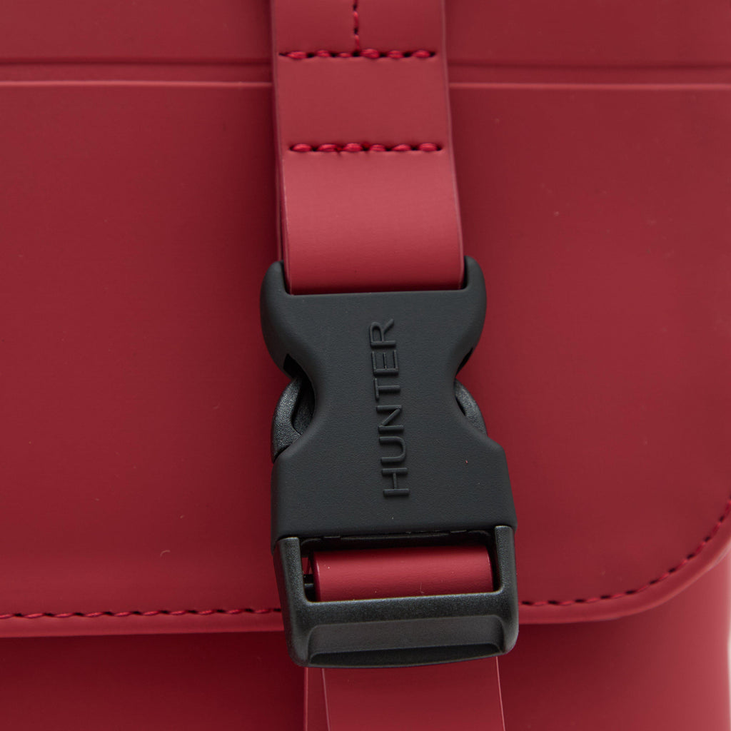 Original Rubberised Large Backpack Military Red