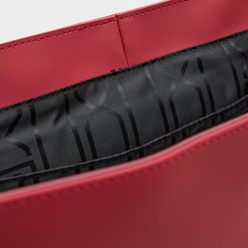 Original Rubberised Large Backpack Military Red