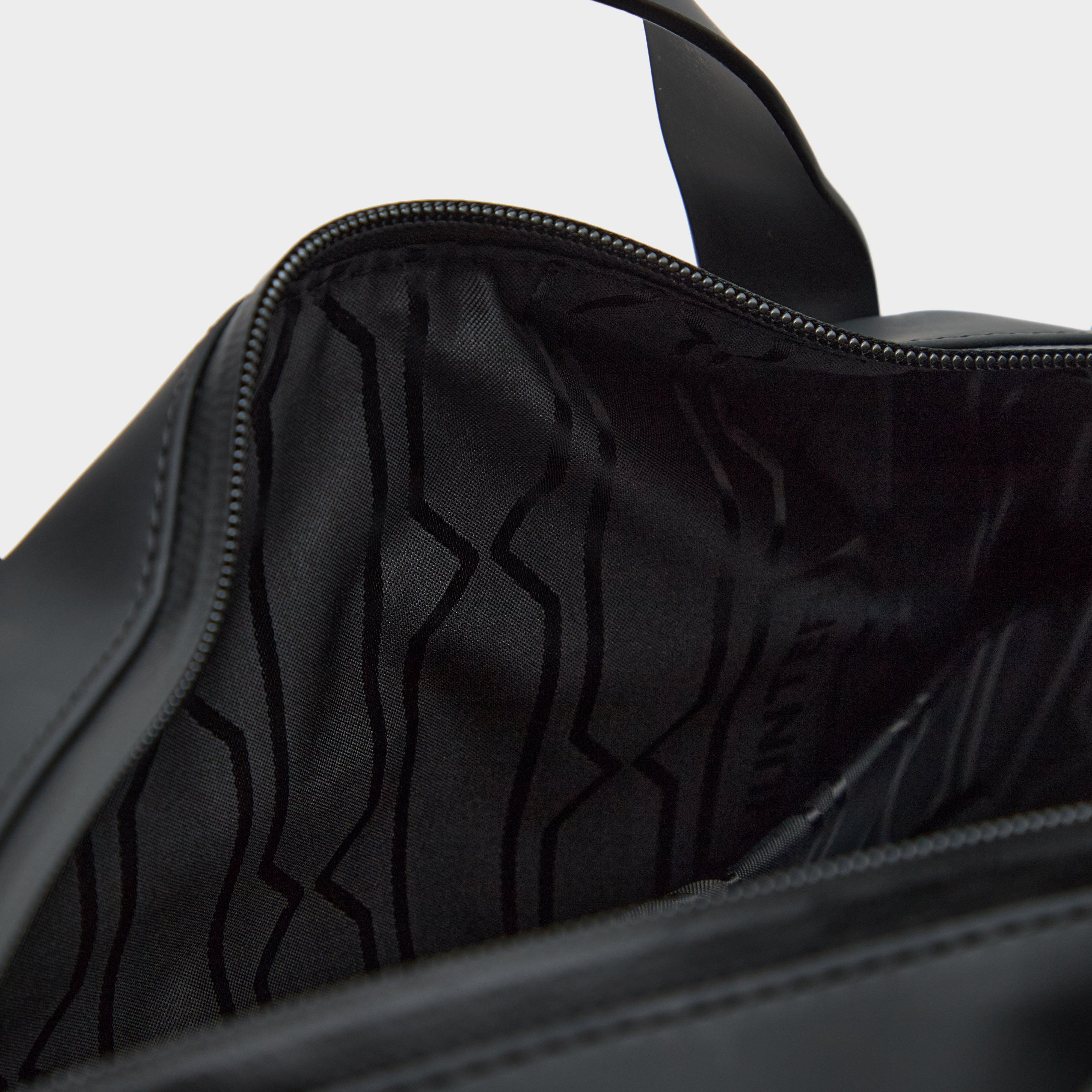 Rubberised Large Tote Bag Black