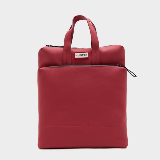 Original Rubberised Commuter Backpack Military Red