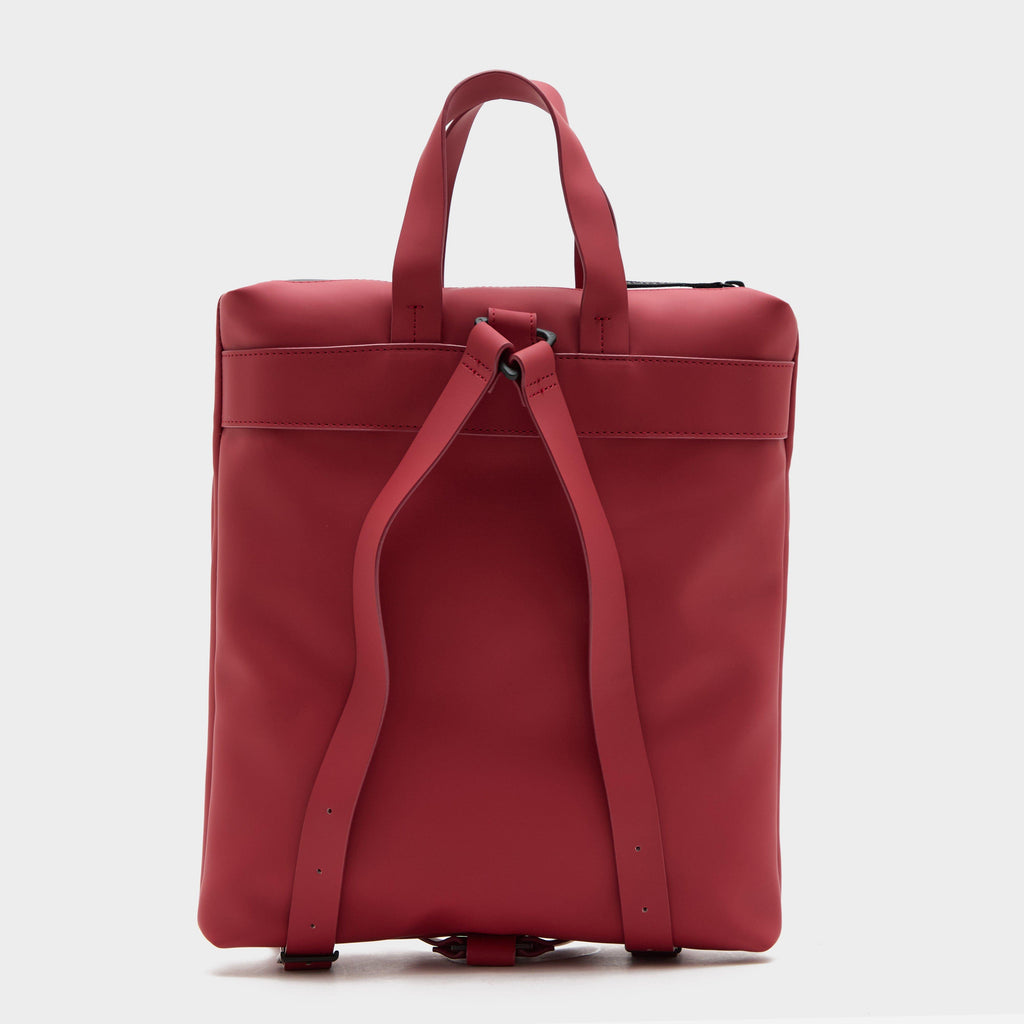 Original Rubberised Commuter Backpack Military Red