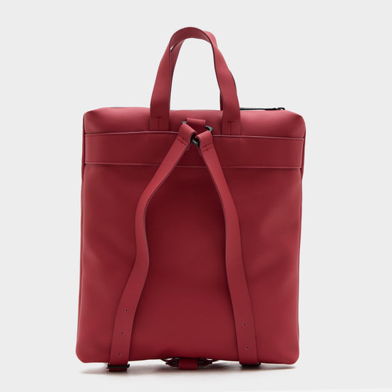 Original Rubberised Commuter Backpack Military Red