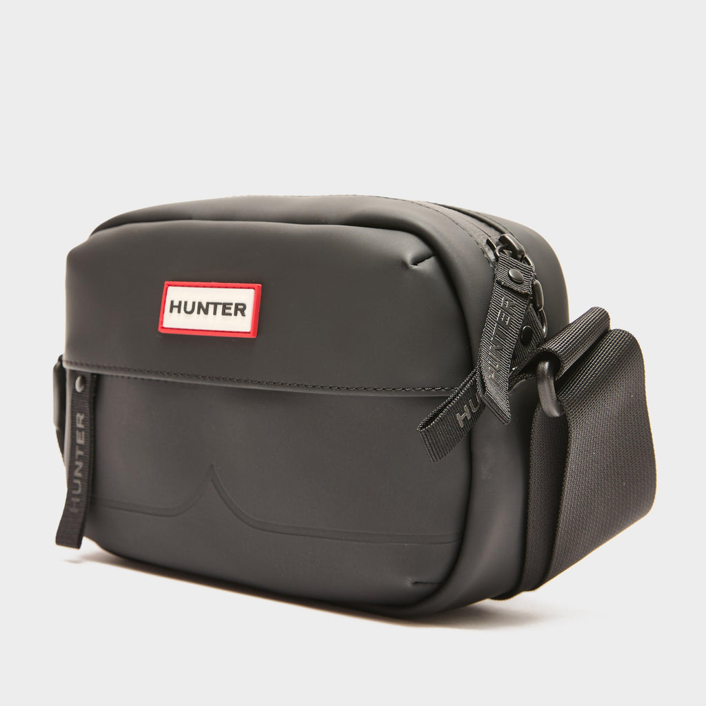 Rubberised Mini Crossbody Black