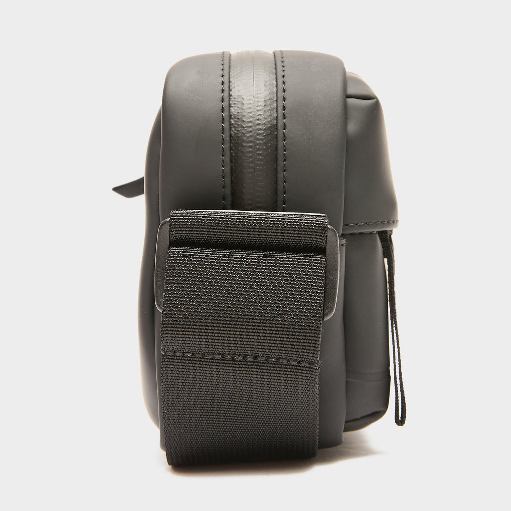 Rubberised Mini Crossbody Black