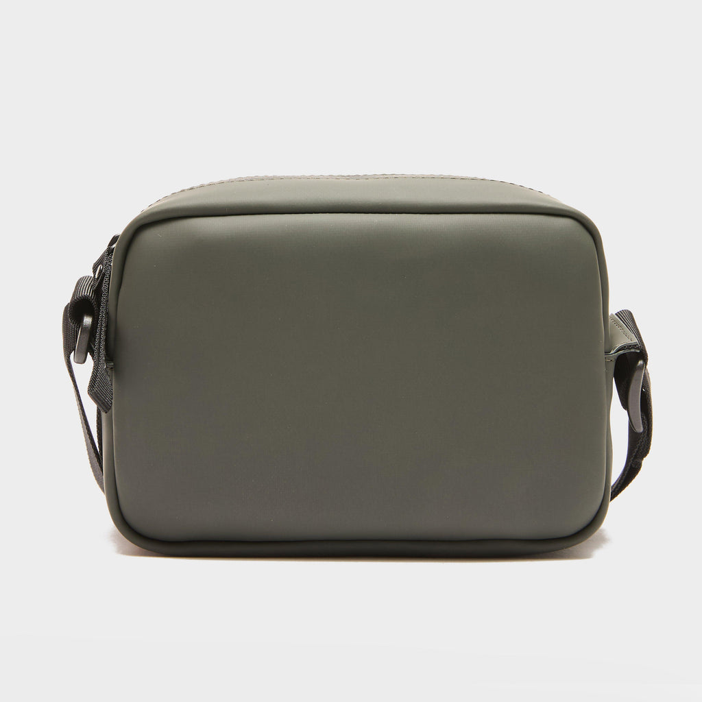 Rubberised Mini Crossbody Dark Olive