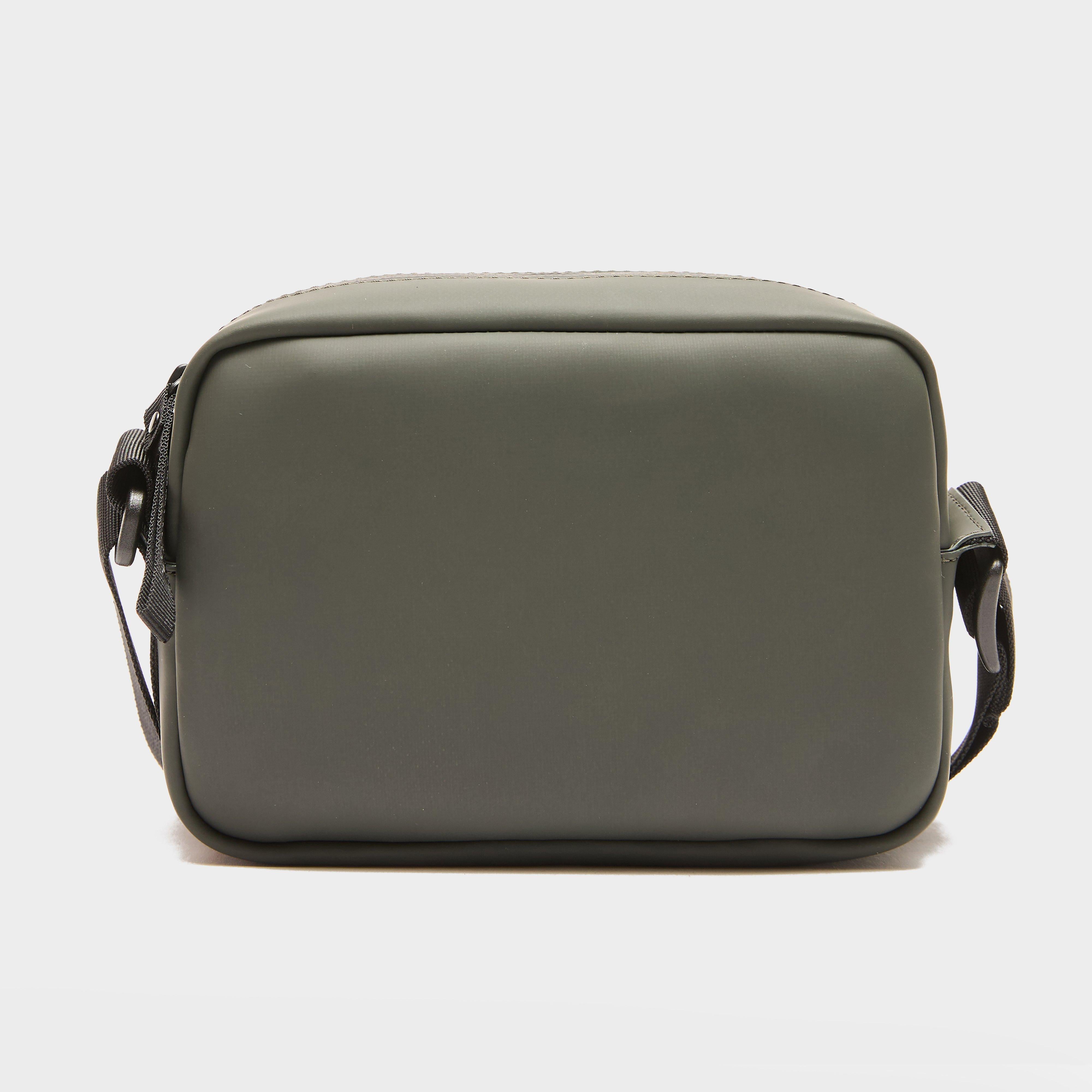 Rubberised Mini Crossbody Dark Olive