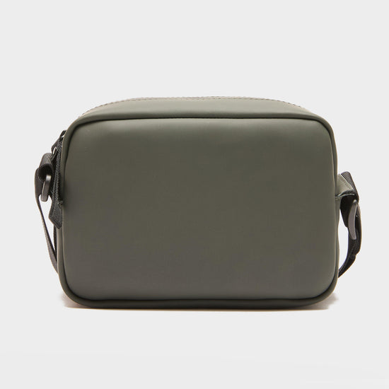 Rubberised Mini Crossbody Dark Olive