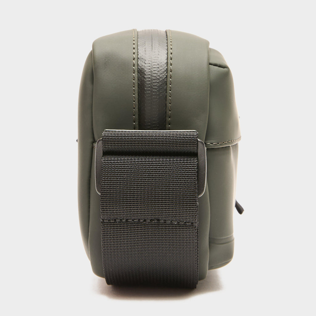 Rubberised Mini Crossbody Dark Olive