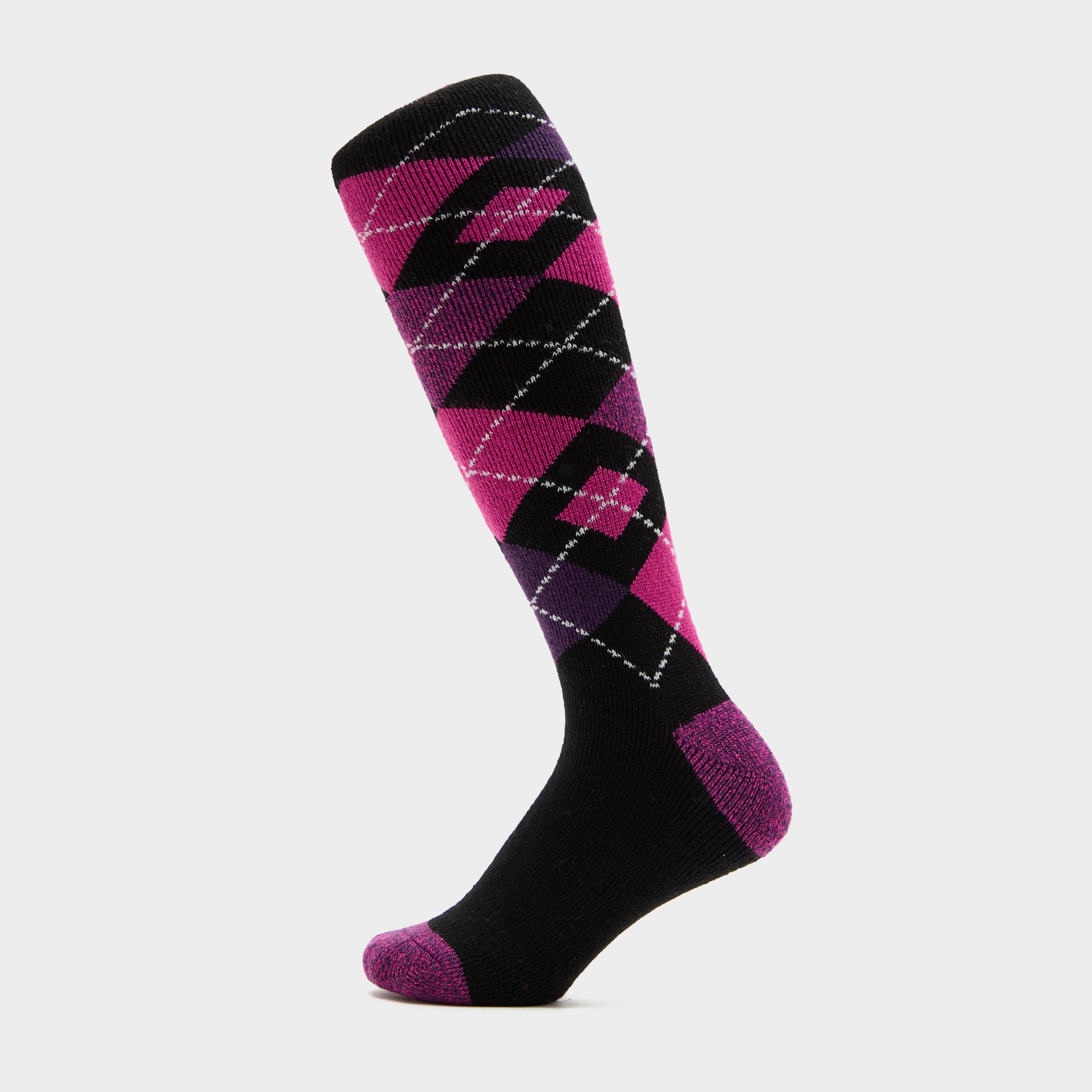 Womens Melrose Socks Black/Pink