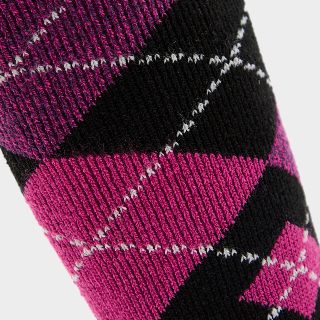 Womens Melrose Socks Black/Pink