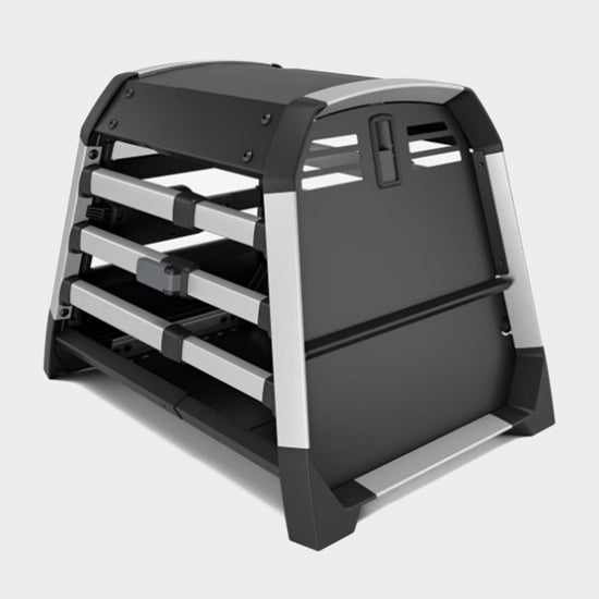 Allax Car Dog Crate Black XS