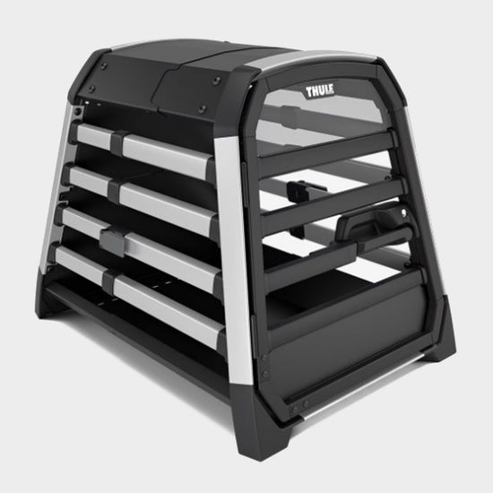 Allax Car Dog Crate Black S