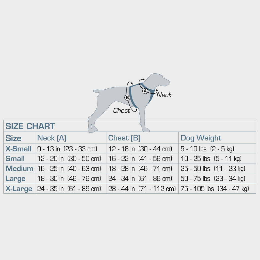 Enhanced Strength Tru-Fit Dog Car Harness Blue