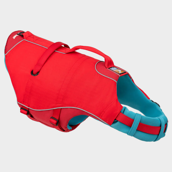 Surf N Turf Dog Life Jacket Red