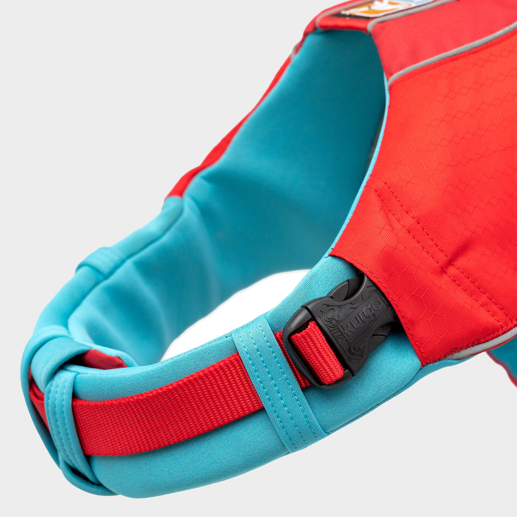 Surf N Turf Dog Life Jacket Red
