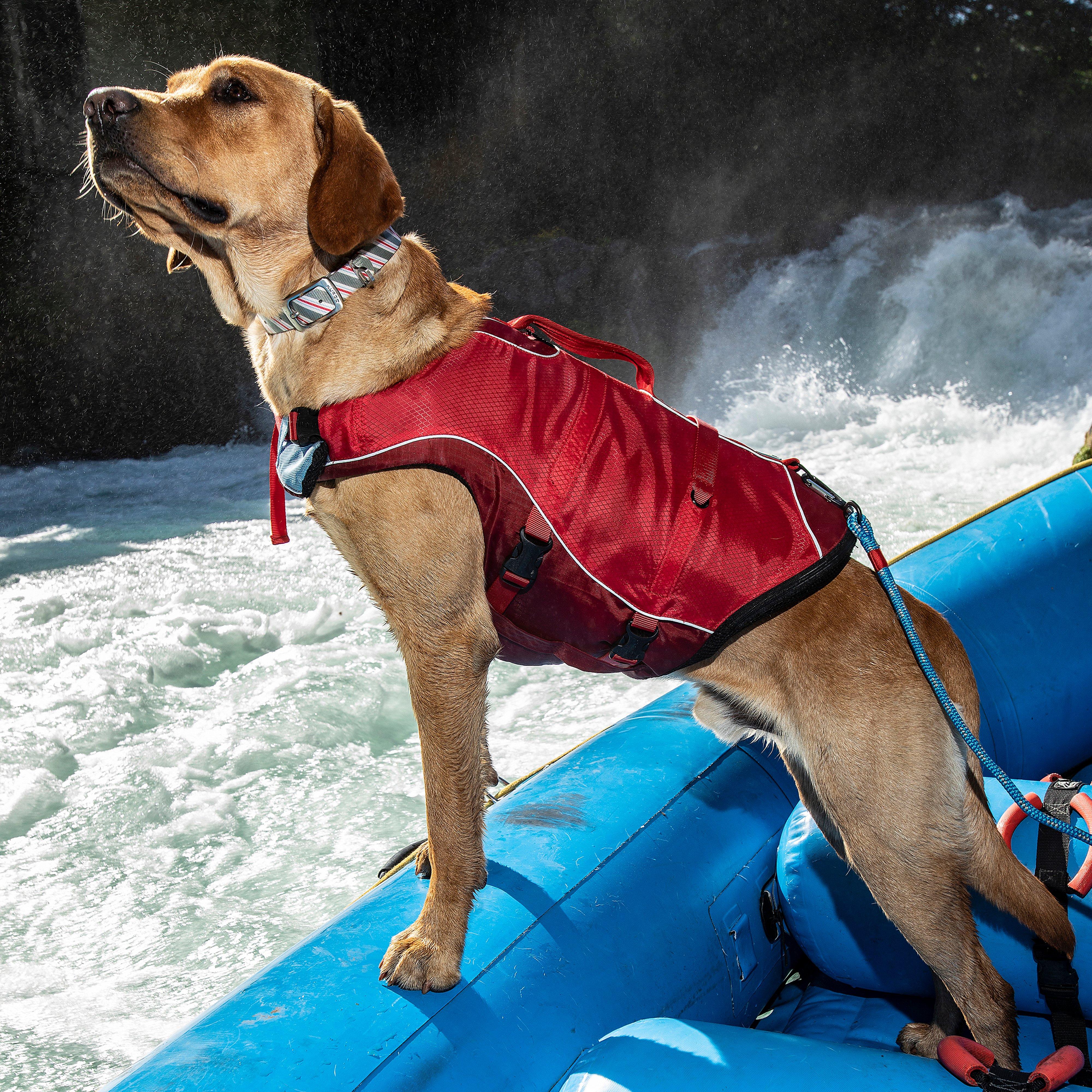 Surf N Turf Dog Life Jacket Red